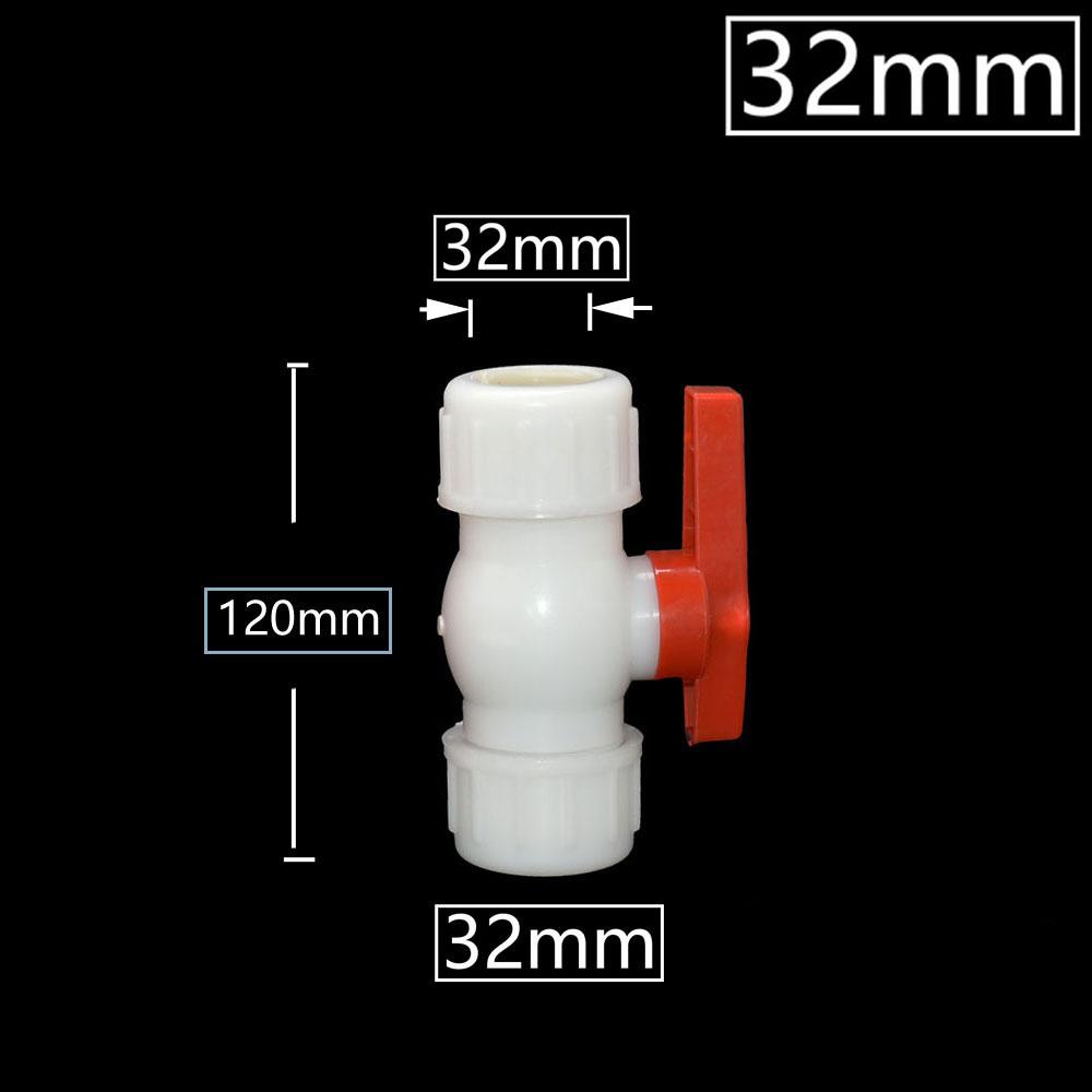 20/25/32/40/50/63mm PE Tube Connector Fitting Tee Water Splitter Tap Coupler Quick Valve Irrigation Plumbing Coupler