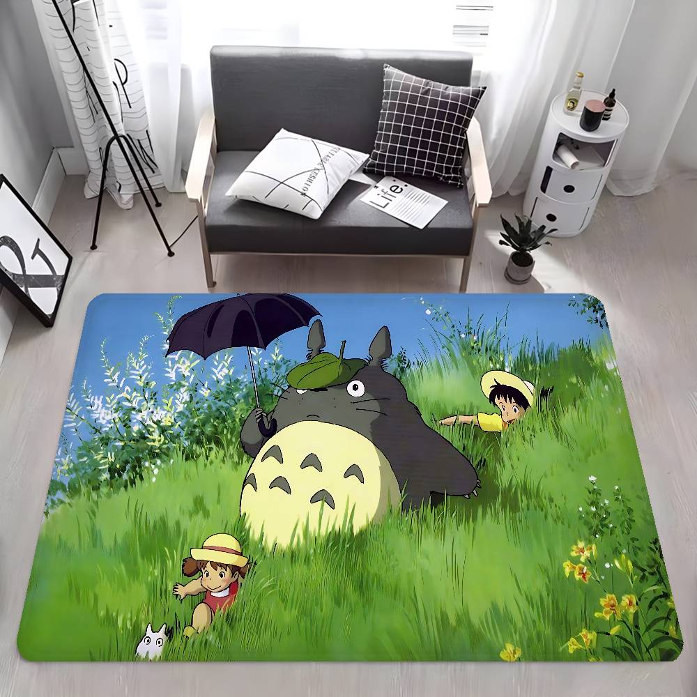 Cartoon T-Totoro Entrance Door Mat Nordic Style Bedroom Living Room Doormat Home Balcony Anti-Slip Modern Home Decor