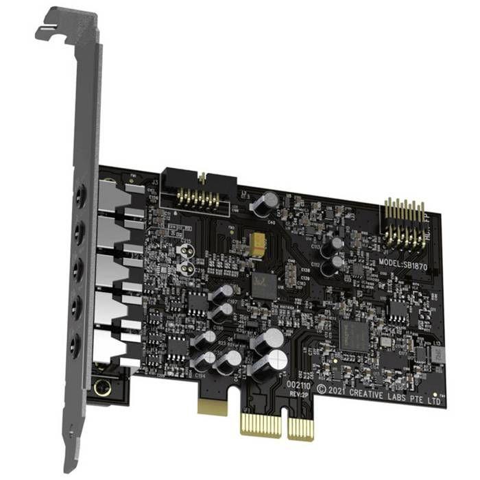 Internal Sound Card - Creative - Sound Blaster Audigy Fx V2 - High Resolution - 5.1 Virtual Surround - Pci