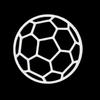 1/4 Stück Kreativer Fußballförmiger Ausstecher Fußballförmige Haushalts-Sport-Thema Backform Glatte Oberfläche Schneideform