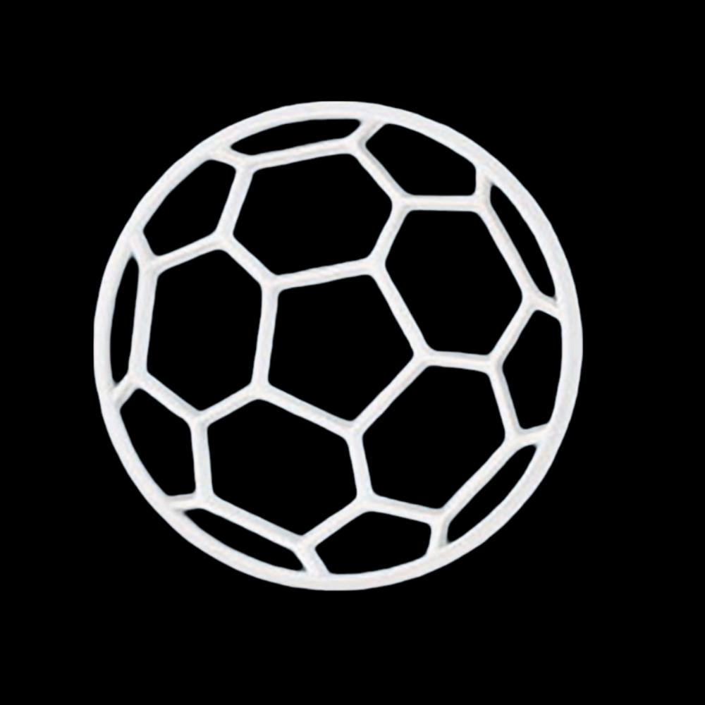 1/4 Stück Kreativer Fußballförmiger Ausstecher Fußballförmige Haushalts-Sport-Thema Backform Glatte Oberfläche Schneideform