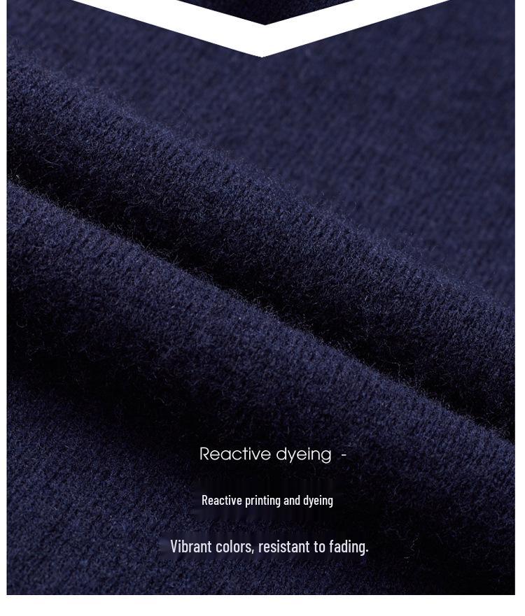 Tommy Men's Knit Wool Sweater, Lapel Polo - Spring/Autumn Casual for All Ages