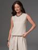 2026 Russian Women's Spring/Summer Sleeveless Solid Color Wide-Leg Pants 2-Piece Set