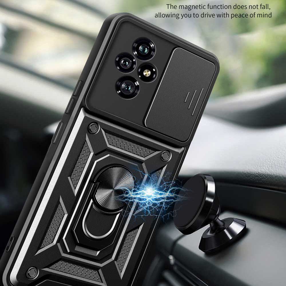 Shockproof Armor Case For Honor 200 Smart Car Holder Phone Cover Camera Lens Protection Fundas For Mi Honor 100 Pro X9C X8C 90