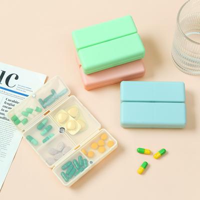 Neue Kleine Tragbare Reise Tägliche 7 Fächer Pillendose Box Organizer Tabletten Pillen Aufbewahrungsbehälter für Medizin Vitamin Fischöl