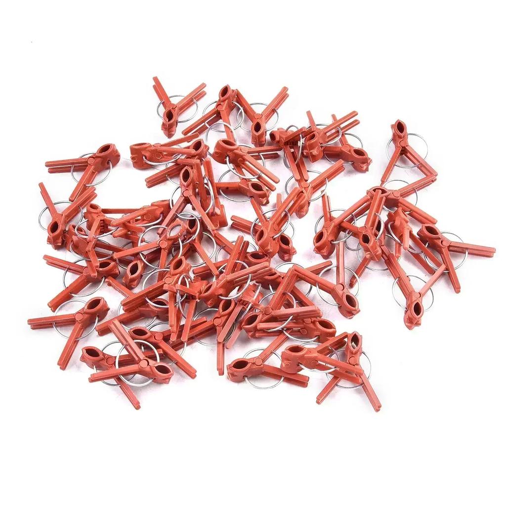 Garden Tool Graft Clip Graft Clamp For Watermelon For Eggplant For Novice Enthusiast 50Pcs Ample Quantity Plastic