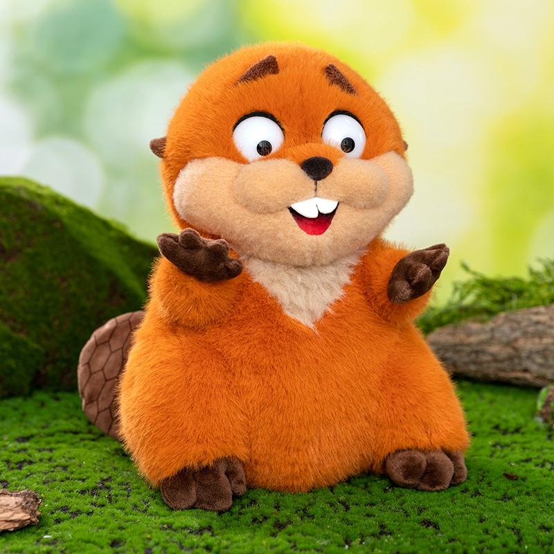 Nice Anime Hoppers Plush Cute King Georges Tom Lizard Plush Soft Stuffed Animal Beaver Plushie Doll Toy Birthday Gift for Kid