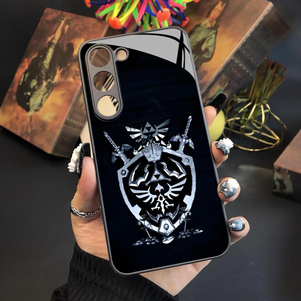 Cartoon Anime Game Z-Zelda Phone Case for Samsung Galaxy S24 S23 S22 S21 S20 A24 A34 A54 A53 Note20 M54 Fe Ultra Plus Glass