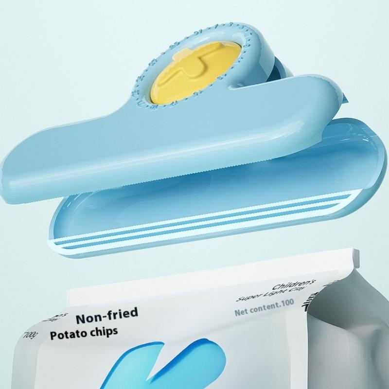 Creative Magnetic Timing Bag Sealing Clip Dopamine Moisture-Proof Snack Chip Clamp With Date Circle Food Fresh-Keeping Sealer