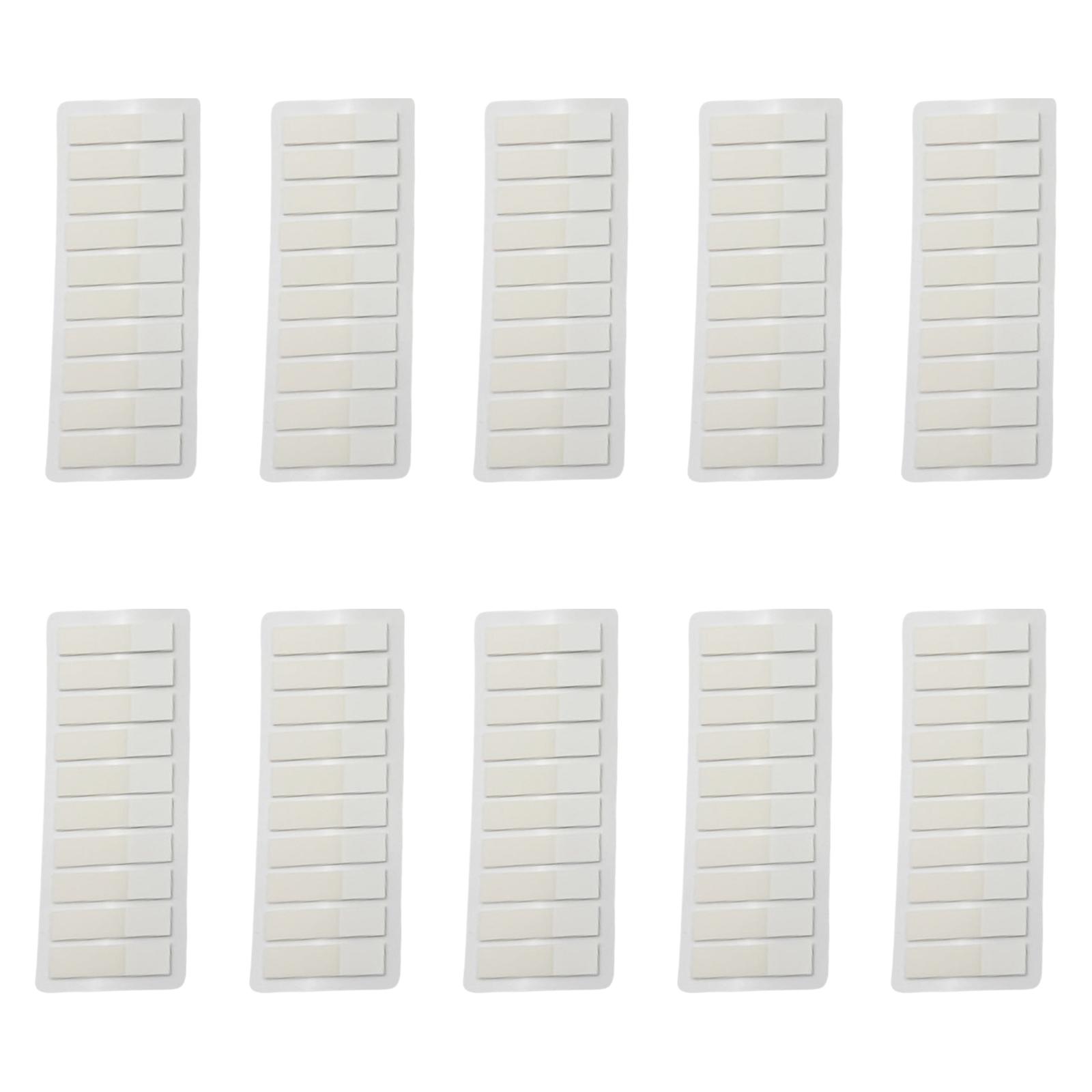 

120 шт. белых прозрачных ПЭТ-этикеток, переставляемых, записываемых, маркеров для страниц, закладок, прозрачных ПЭТ-клеек для записей, планировщика