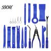 Vehicle Buckle Removal Kit 19Pcs Trim Tool Set with Pick & Clip Tool, Sticker Scraper, Automotive Plastic Car Audio Installation Tools Pry for