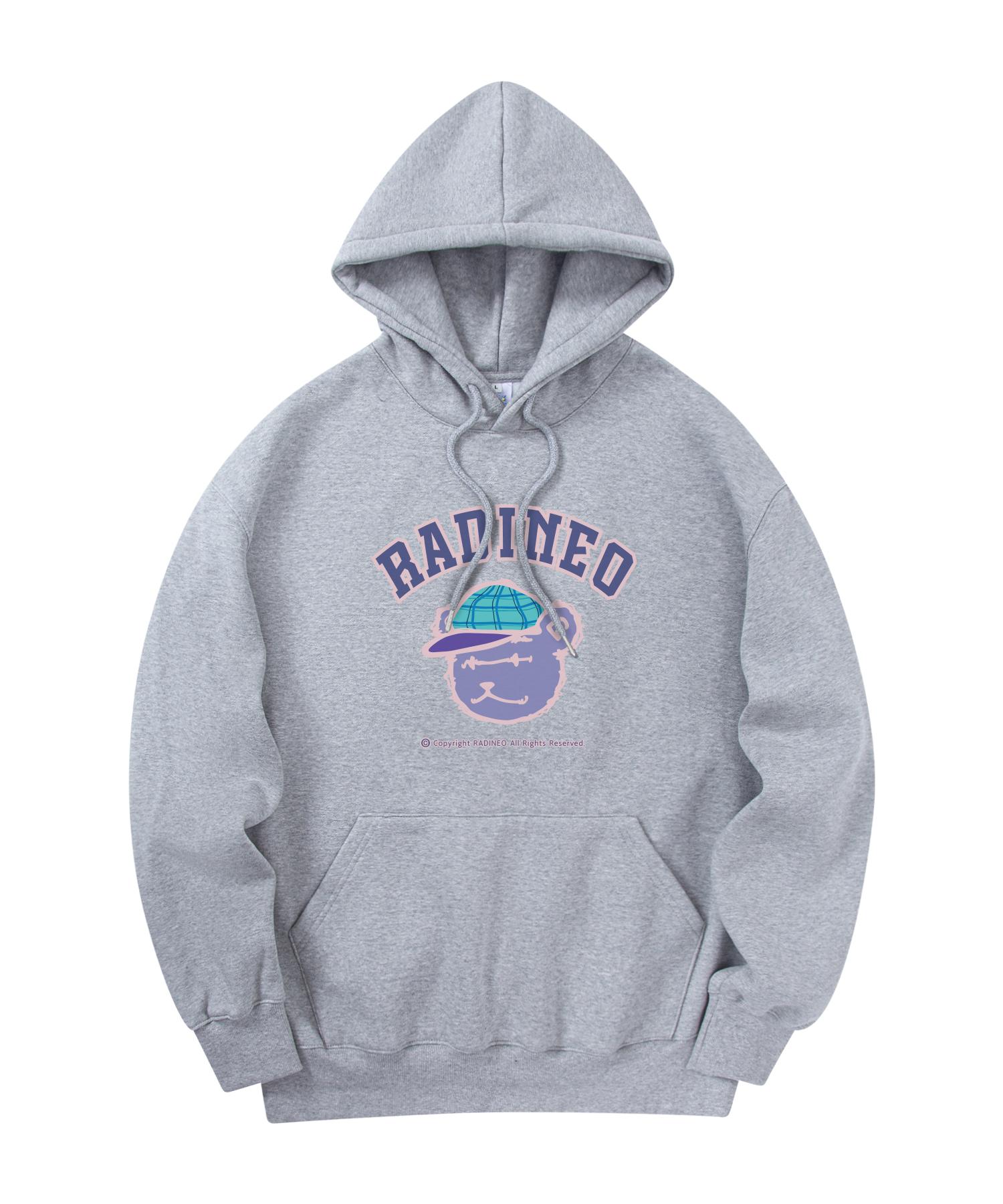Radineo Purple Bear Hood Grey L
