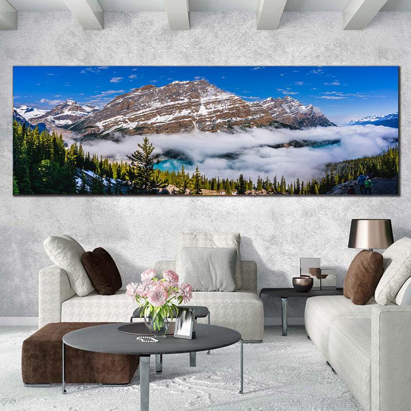 Canvas Painting Snow Mountain Landscape Canvas Prints Art Canvas Wall Art Poster Poster Wall Art Decor Posters For Living Room Bedroom Prints Picture