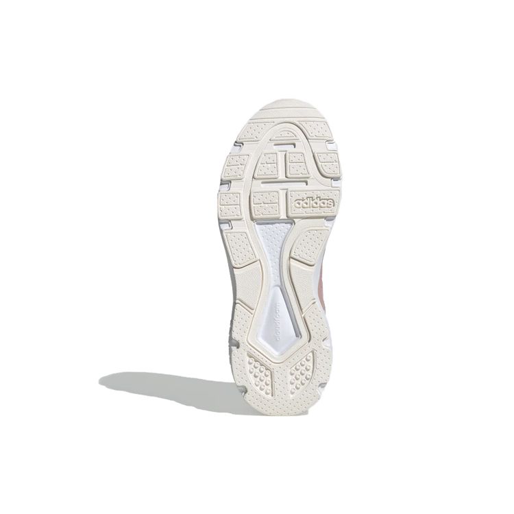 Adidas Neo Crazychaos 1.0 Comfortable Leather Shock Absorption Non-Slip Low-Top Casual Running Shoes Women Sneaker White Yellow Brown EG8751