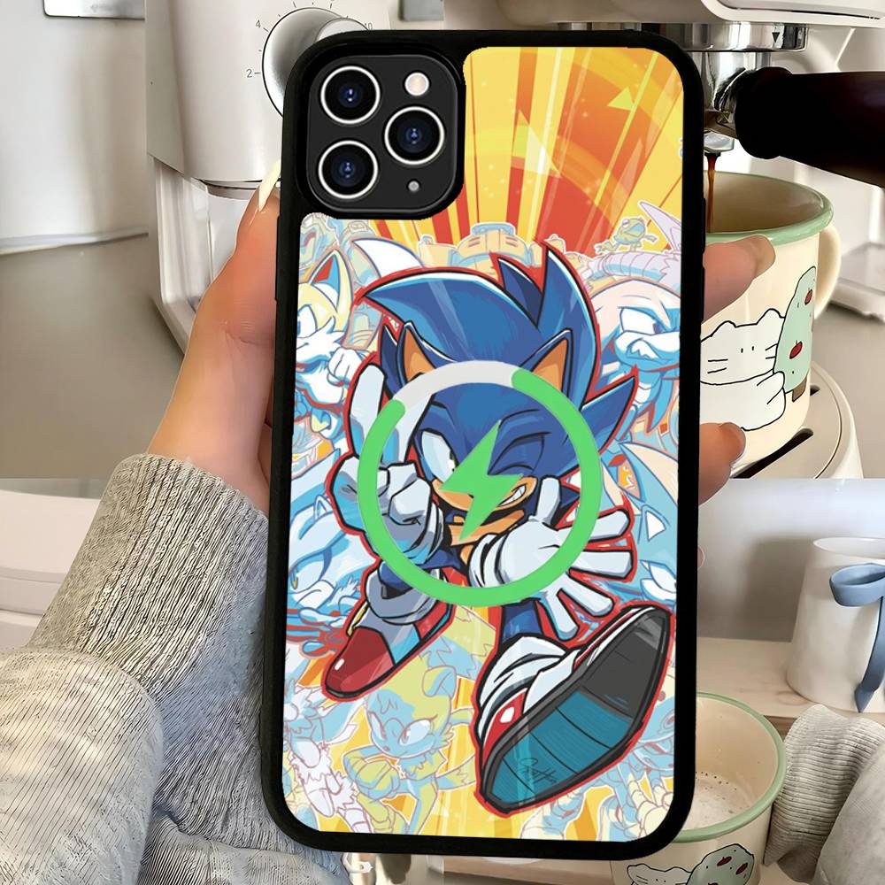 

Game S-Sonic Movie Anime Phone Case For IPhone 17 Air 16 15 14 13 12 11 Pro Max Plus For Magsafe Wireless Charge Cover iPhone 13pro max