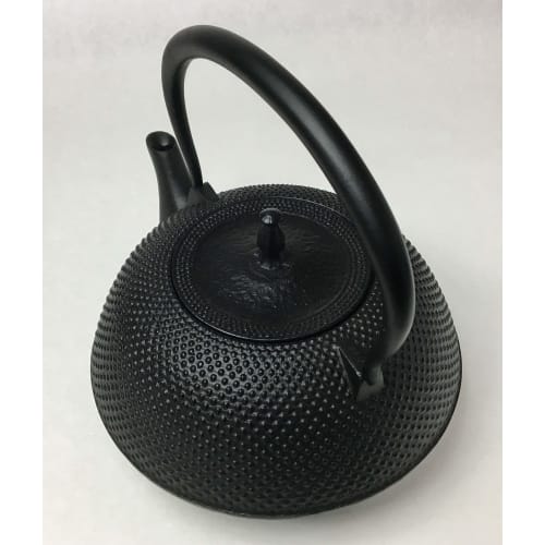 Tonami Shoten Nambu Iron Kettle, Flat, Arare, IH Compatible (Black), 1.5L, 1999-11