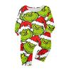 Family Matching Christmas Print Loungewear Set, Comfortable Long Sleeve Top and Pants