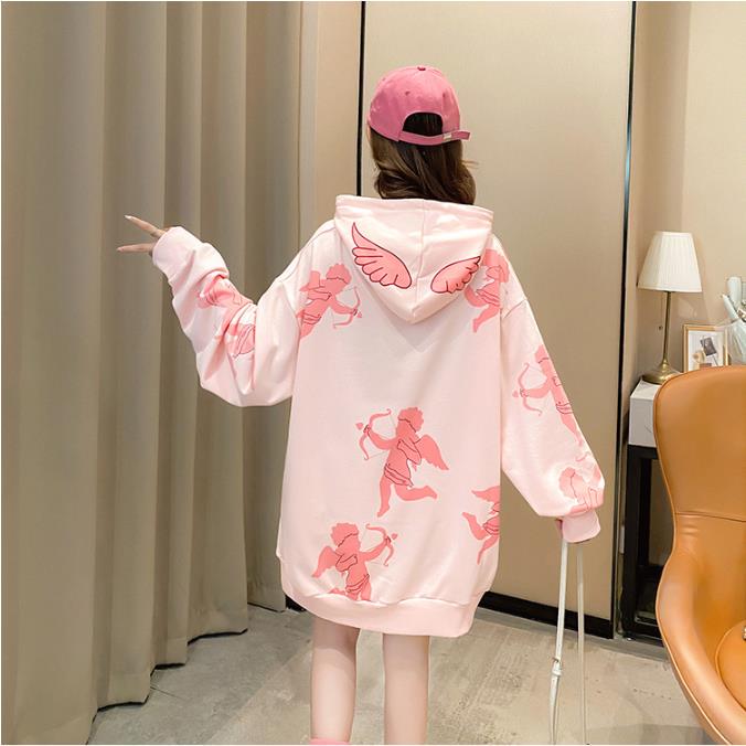 Autumn Winter Korean Style Tops Women"s Mid-length Loose Large Size Hedging Thin Sweater Ins Tide