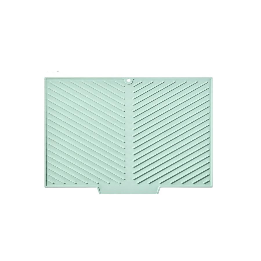 

1pc Silicone Draining Pad Diversion Opening Slope Dish Cup Storage Pad Bathroom Water Filter Pad Non-Slip Mat Kitchen Unit Heat