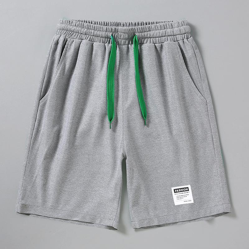 Plus Size Big & Tall Men's Summer Lightweight Cotton Loose-Fit Beach Shorts Mid-Length Casual