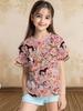Children's Clothing Girl Clothes Short Sleeve Boys T-Shirt Casual Vintage Horse Print Kids Summer Clothes Girl Tops O-Neck Tee