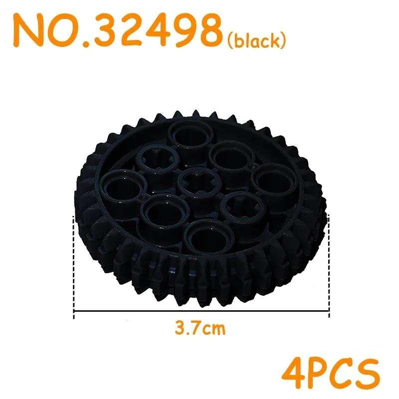 Non-Toxic Moc Building Blocks Technical Parts Gear Bulk Bricks Assemble Particles Diy High-Tech Compatible All Brand Car Model Accessories