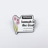 European & American Animal Series Brooch: Cute Cartoon Animals & English Letters Badges