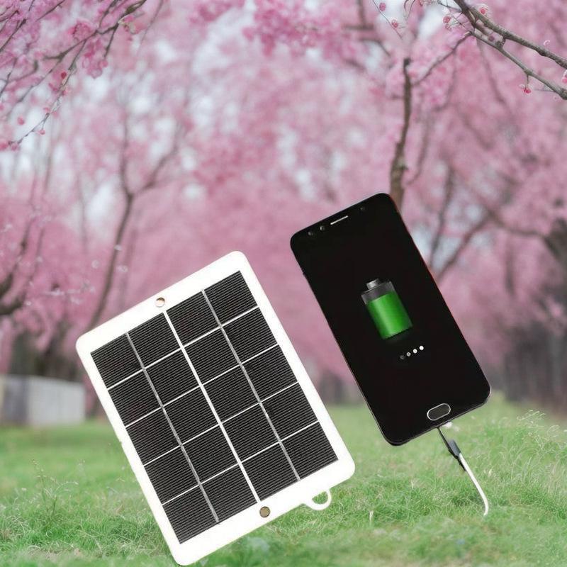 3W Monokristallines Solarpanel Tragbare Powerbank für Outdoor-Reisen und Mobile Überwachung
