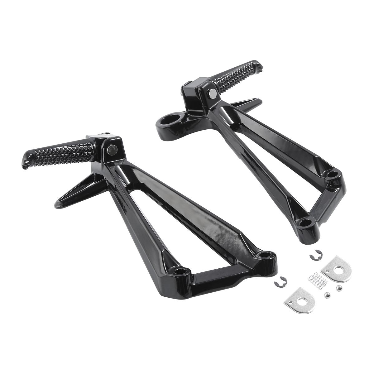 Rear FootPeg Footrest Bracket For Yamaha YZF R3 YZF-R3 2015-2025 MT03 2016-2025 Passenger Motorcycle чёрный