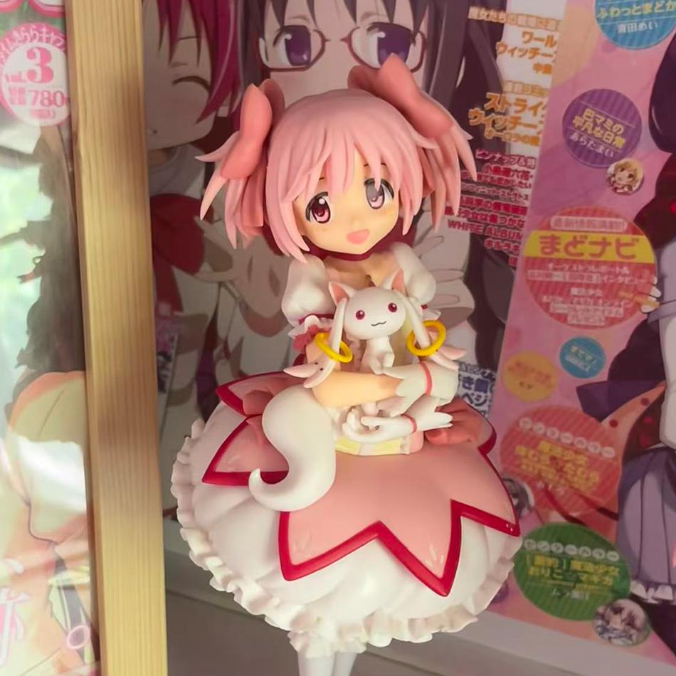 -18cm Madoka Kaname Action Figure (Standing Version) Brand New Anime Statue for Collection  Display Perfect Birthday Gift