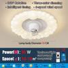 Invertorové LED osvětlení stropního ventilátoru Jídelna Elektrická lampa ventilátoru otočná o 360° Měděný motor pro domácnost Světlo stropního ventilátoru