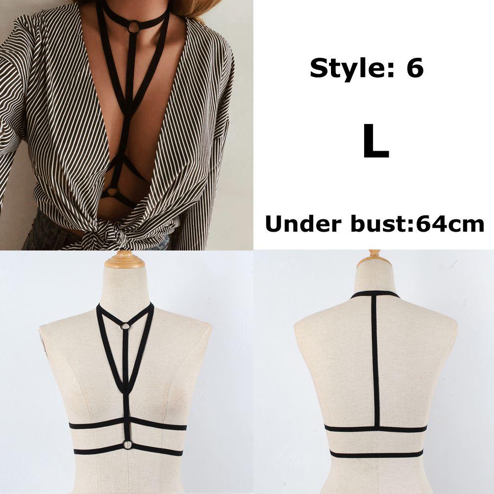 Noua Bralette Bustier Belt Lenjerie Sexy Bandage Sutien Cage Harness Push Up Crop Top