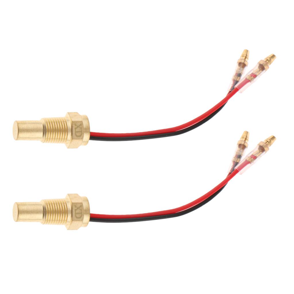 Digital Water Temp Gauge Sensor 12V 24V Voltmeter Automotive Meter for Car Engine Temperature Monitoring Universal Fit