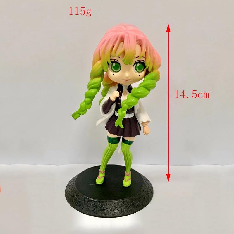 

Аниме Nezuko Tanjirou Zenitsu Inosuke Kyoujurou Giyuu Kawaii Qposket ПВХ модель игрушки собирать подарок