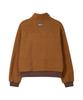 BITTERCELLS Teddy Shearling Fleece Zip-Up - Camel