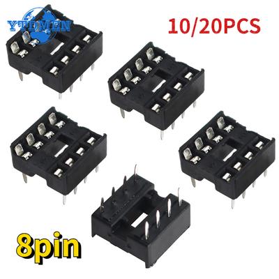 10/20 ADET IC Soket Adaptörü Lehim DIY Soketler 8pin IC Oturtma DIP Kiti