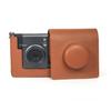 Leather Camera Housing Drop Prevention Easy Maintenance Carrying Solution Protective Cover Travel Friendly Black/Brown