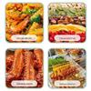 Ronghe Disposable Square Takeout Meal Boxes