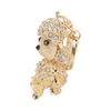 Rhinestone Keychain Unique Puppy Shape Design Rhinestone Keychain   Ornament for Bag Car Pendant