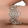 French Light Luxury Retro Buccellati Flower Lace Hollow Crown Ring Court Style Design Exquisite Ring