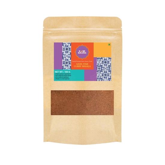 Home Kouzina Goan Fish Curry Masala - 100g| Perfect for Authentic Goan | 100% Natural Ingredients| Traditional Recipe