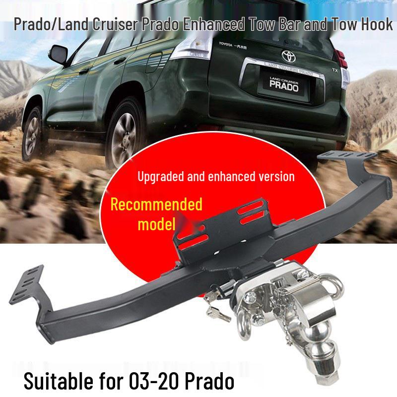 Compatible Tow Hook Frame for Toyota Prado FJ: Rear Towing Modification