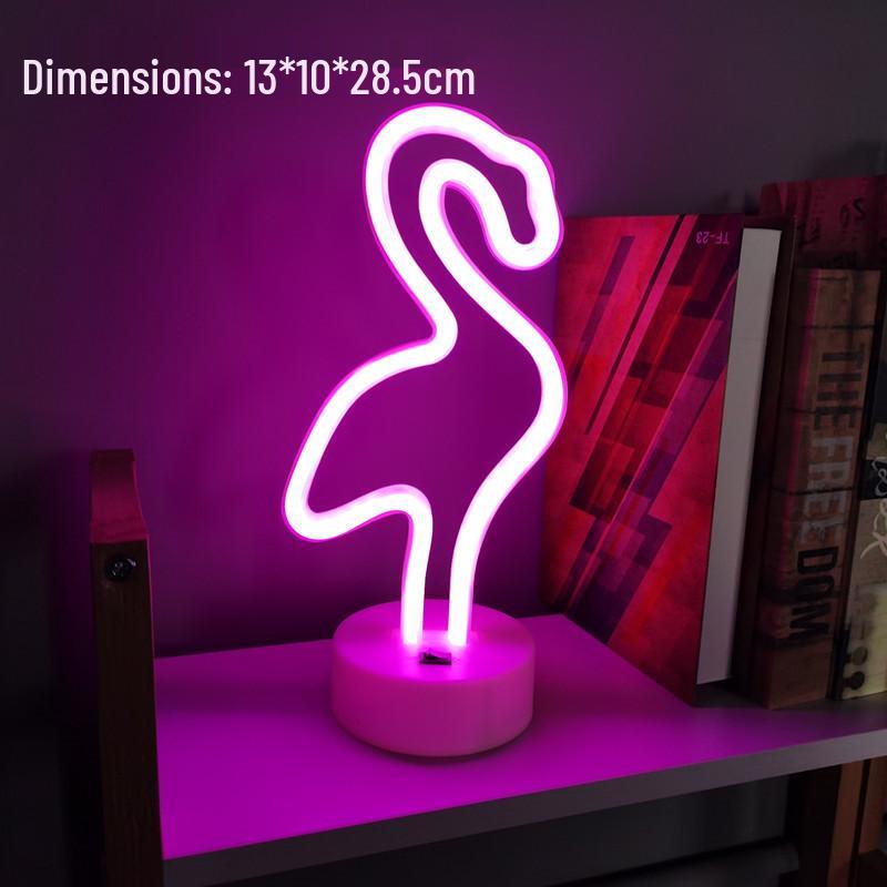 Luz de Mesa LED Neon para E-Sports e Decoração de Quarto