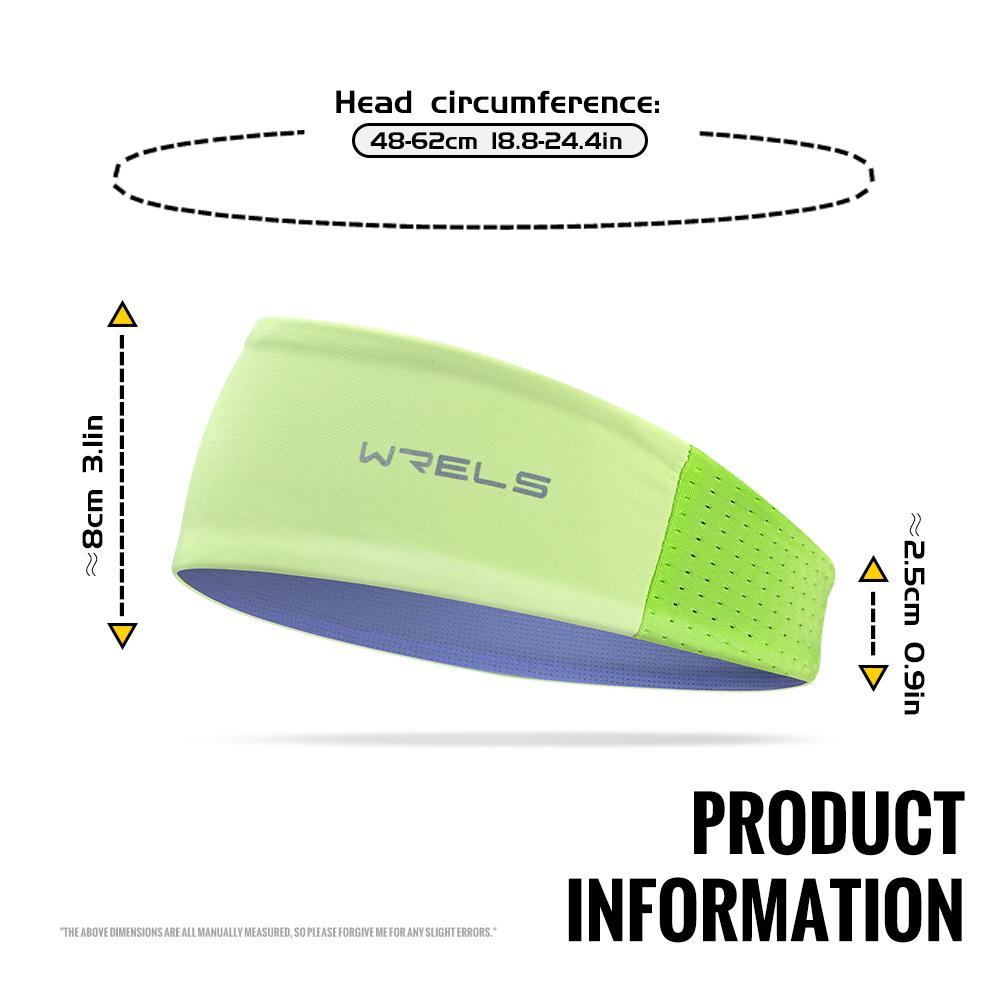 Anti-Slip Sports Headband Sweat Absorbing Headband Breathable Fitness Running Hair Band Quick Dry Elastic Cycling Hairband