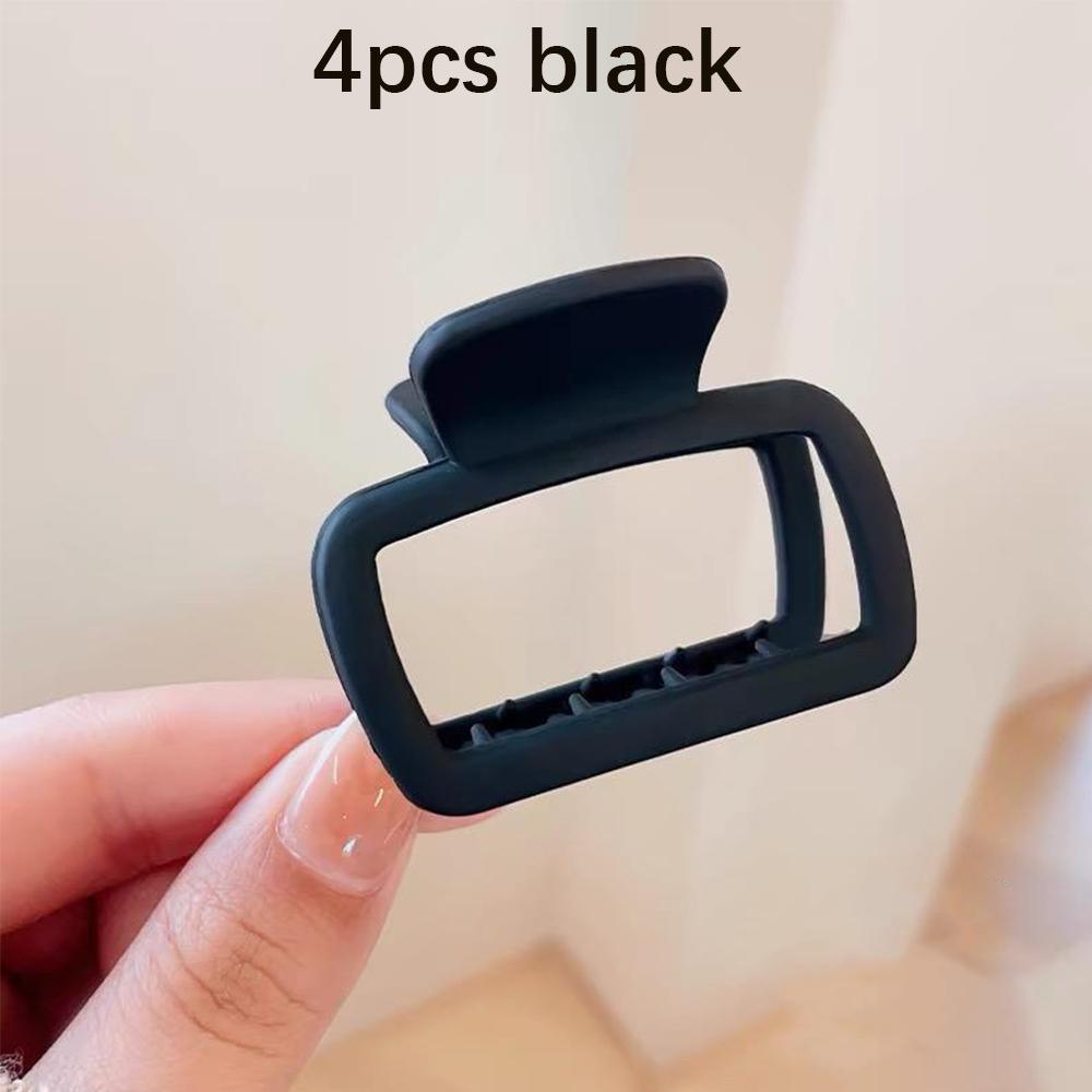 1/4PCS Women's Fashion Elegant Hair Clips Square Lightweight Hair Clips for Hairstyling Makeup Hair Claw Clips Shark Clips