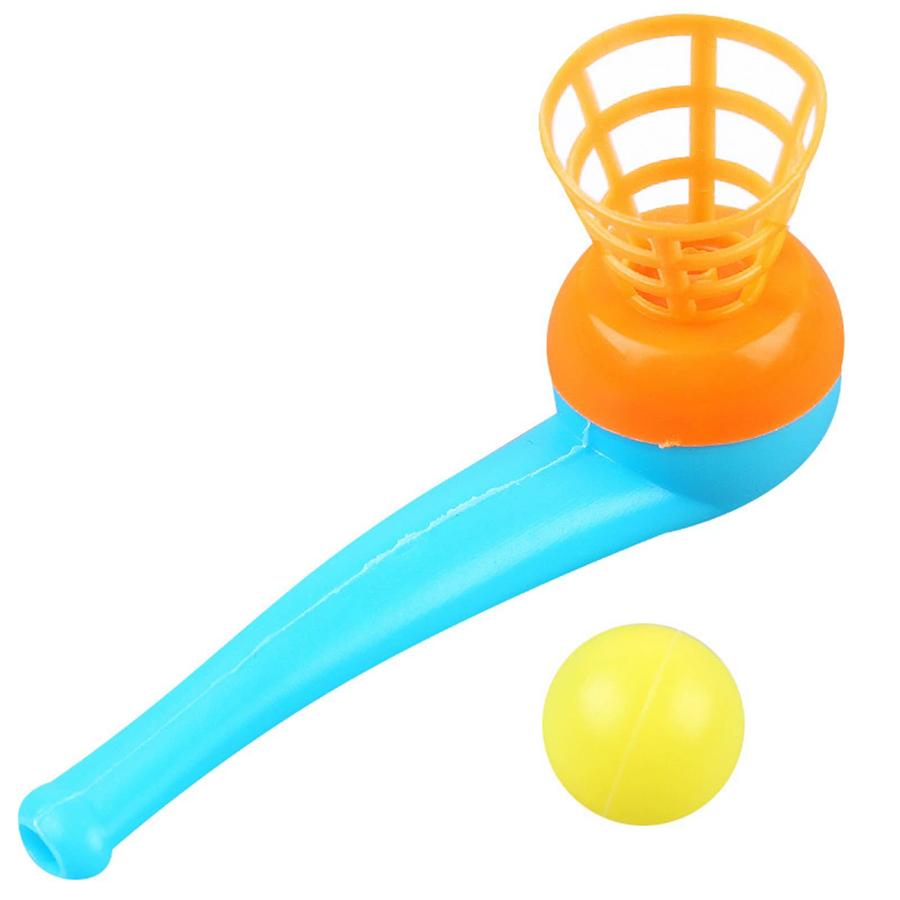 12pcs 10cm Floating Blowball Game Party Competition Mini Game Floating Blow Pipe Balls Creative Ball Games Party Small Gifts