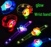 Glowing Cartoon Flashing Wristband Bracelet & Toy Strap.