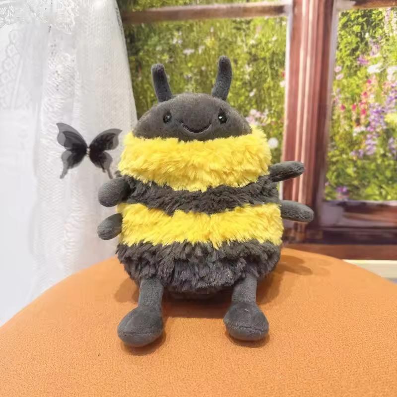 Adorable Bee Spring Plush Toy Doll Super Soft, Cuddly, And Cute Elephant Perfect Soothing Fill Plush Animals Toy Festival Gift