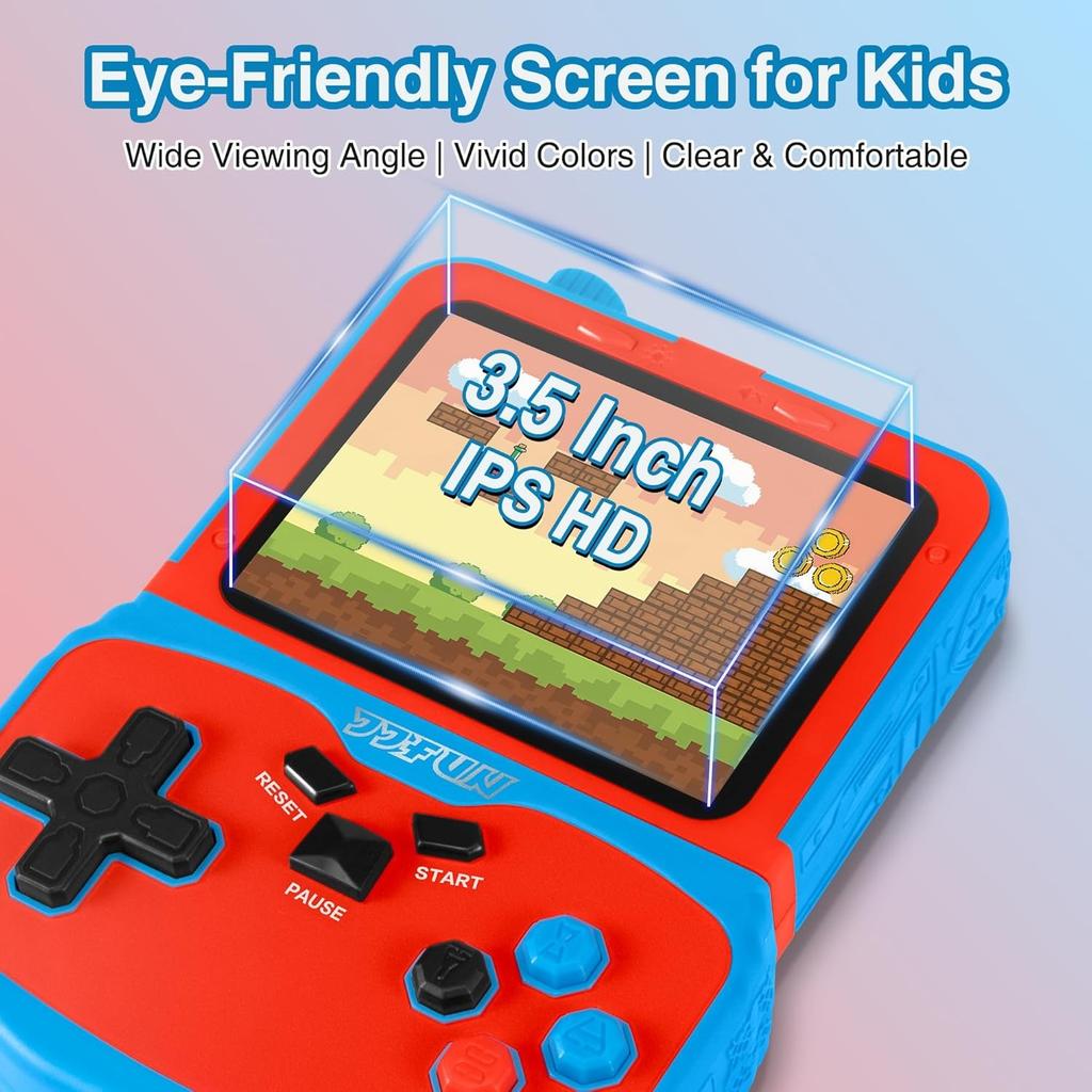 Portable Game Console with 220 Retro Portable IPS Handheld Compact Japanese Instruction Manual Perfect for Car and Outdoor Boys and Birthday Beginner