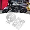 KIMISS Motorrad Kupplungsscheibe Oben,Motorrad Kupplungsdeckel Oben Edelstahl XSR900 2016-2021 (Silber)